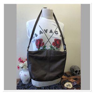 Vintage  Italian leather bag - Made in Canada